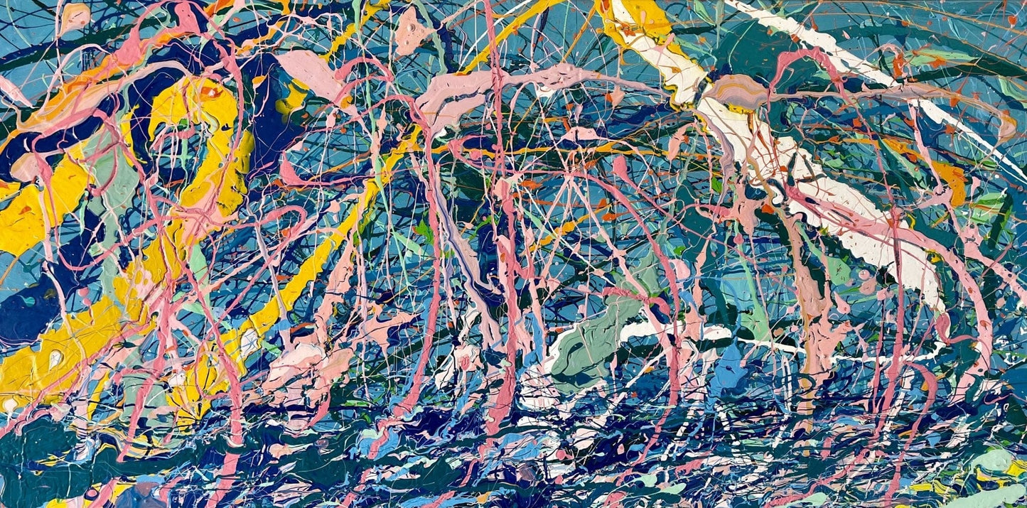 Flock | 24 by 48” - JTKPaints