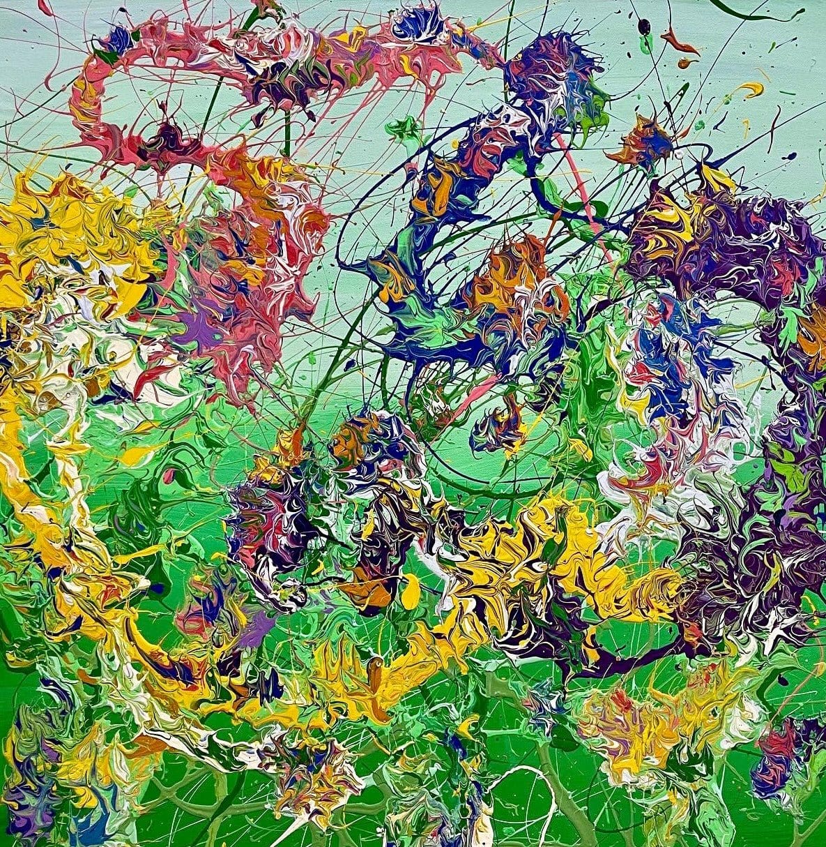 Garden | 24 by 24” - JTKPaints