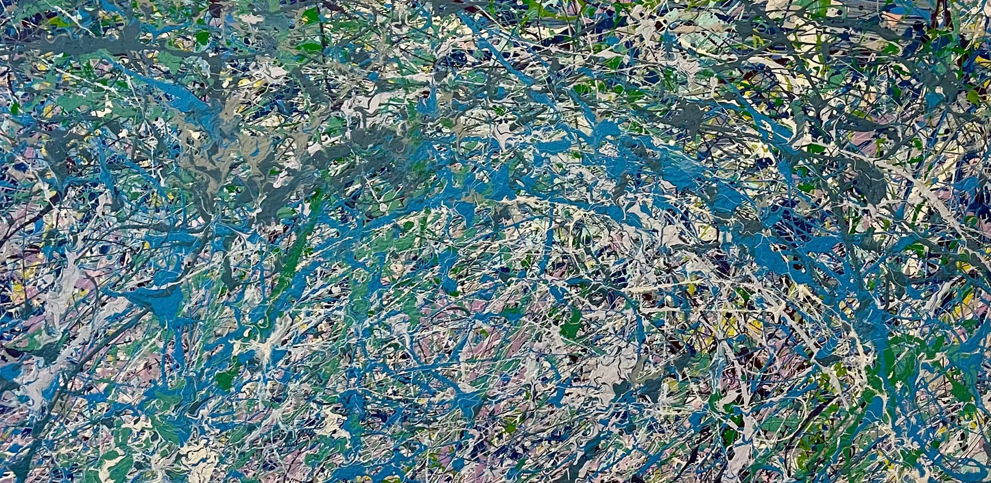 Muted Static | 24 by 48" - JTKPaints