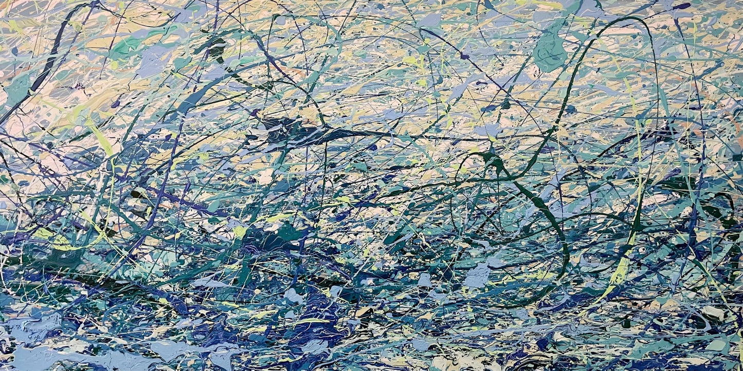 Sea Foam | 24 by 48” - JTKPaints