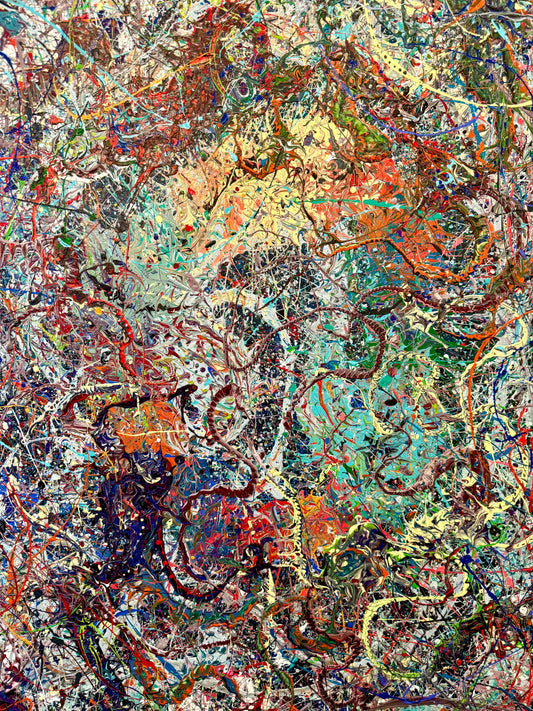 Frenzy | 30 by 40"