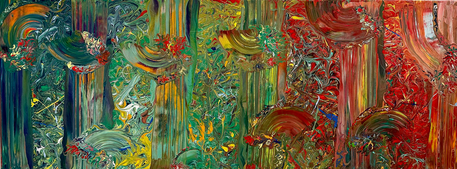 Cascade | 24 by 48” - JTKPaints